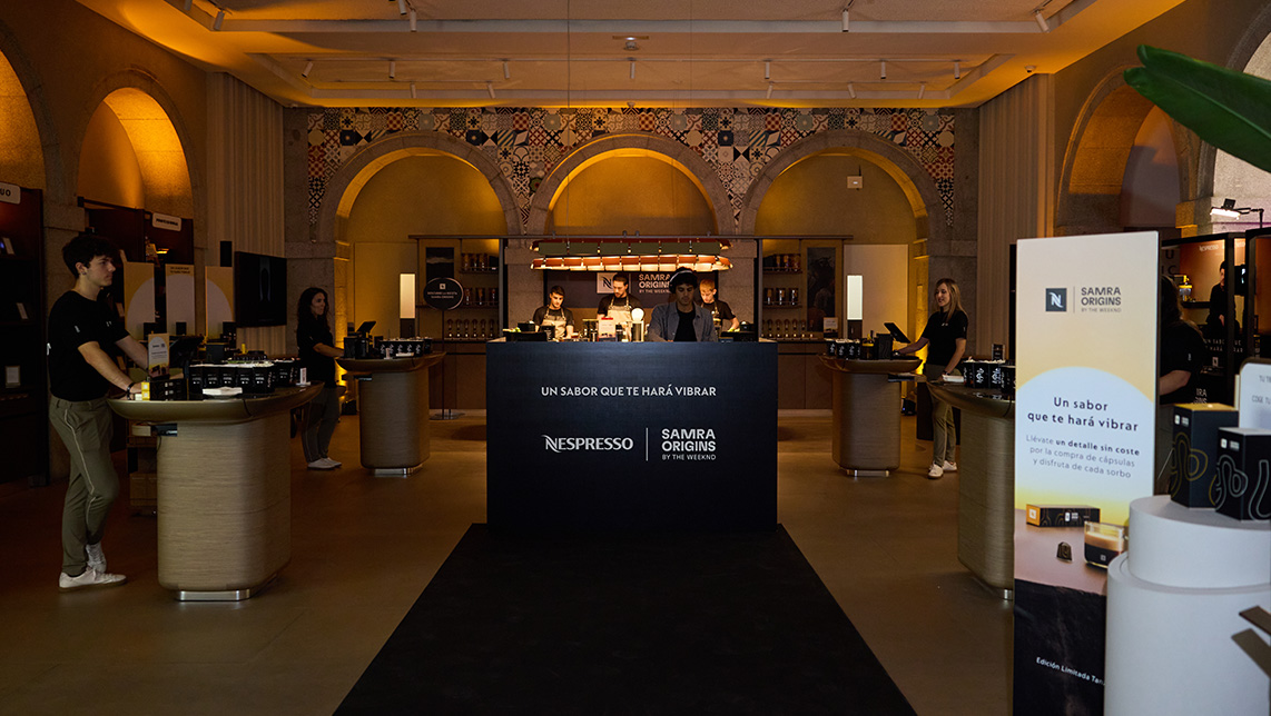 Imagen del artículo Coffee Party en Madrid: música, talento y el café Nespresso x The Weeknd