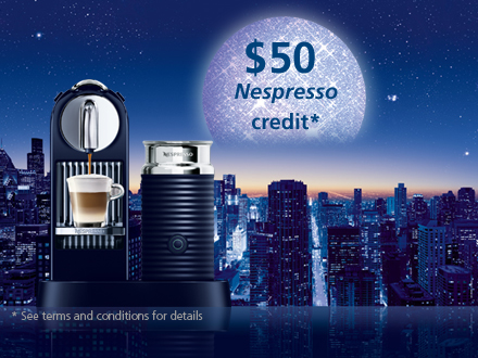 $50 <i>NESPRESSO</i> credit