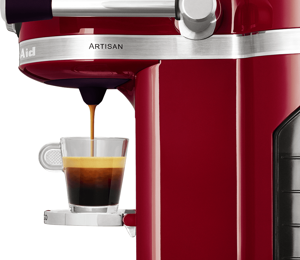 DESIGN MEETS TASTE. Discover the new Nespresso machine by KitchenAid