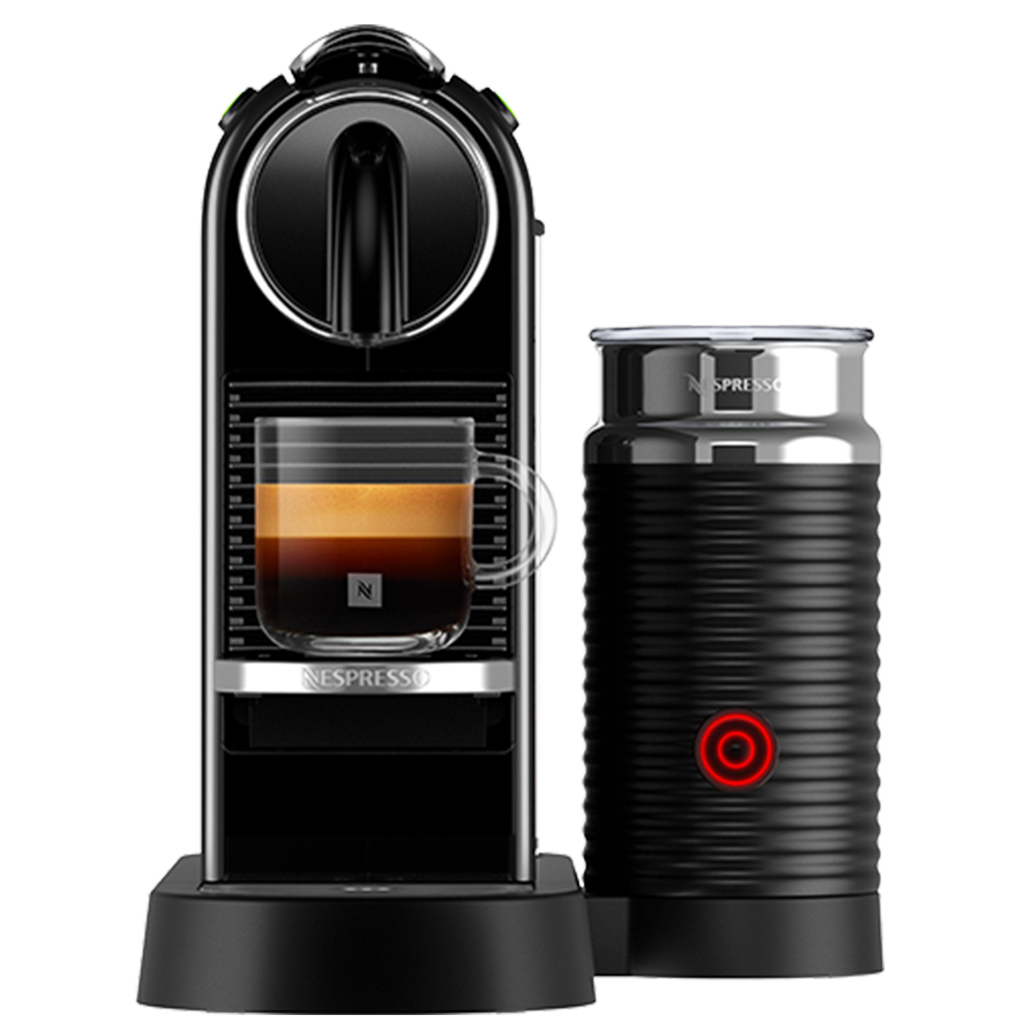 Citiz Milk Nespresso Zwart Koffiemachine