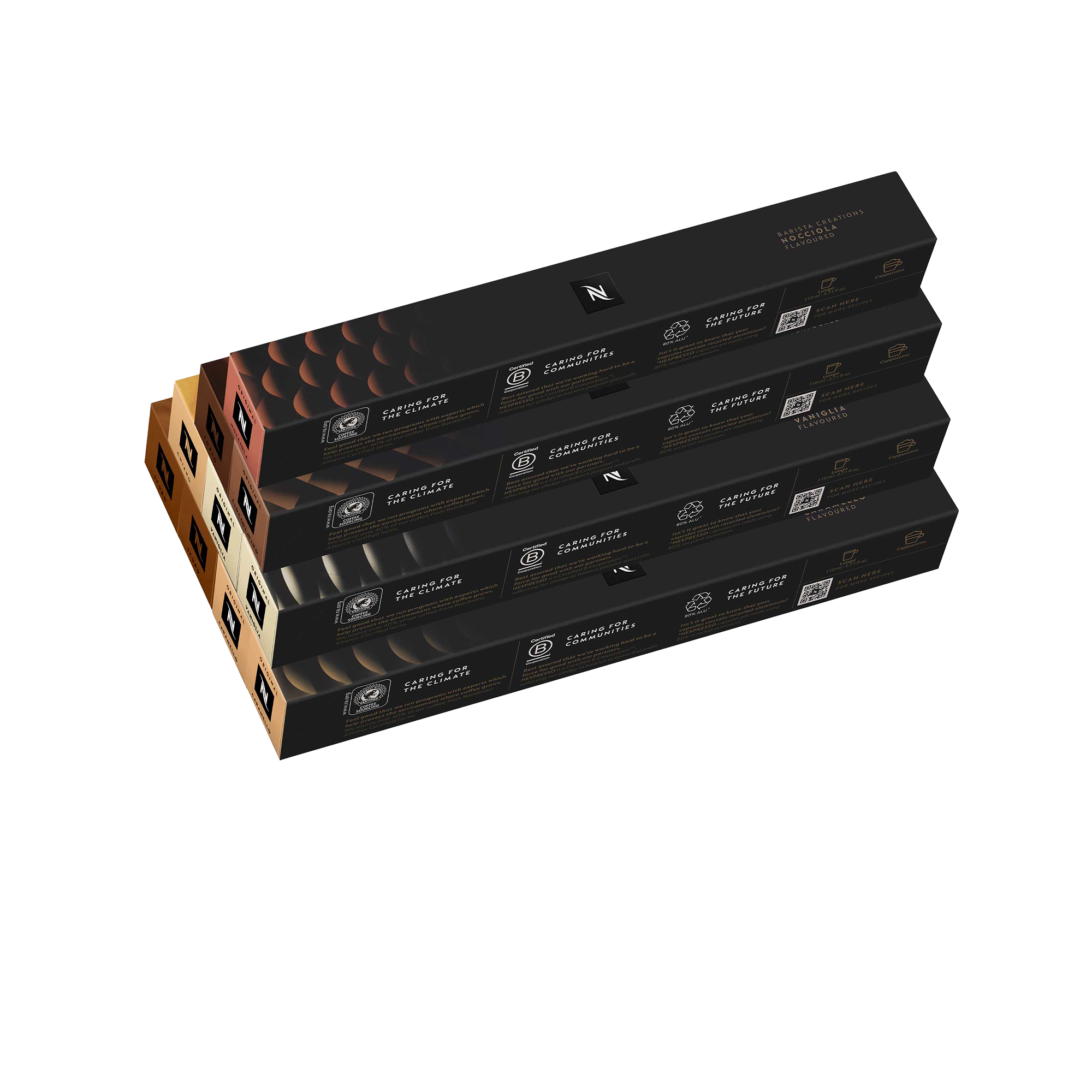 Nespresso Melkrecepten koffiepakket 100 capsules Koffiecapsules Original