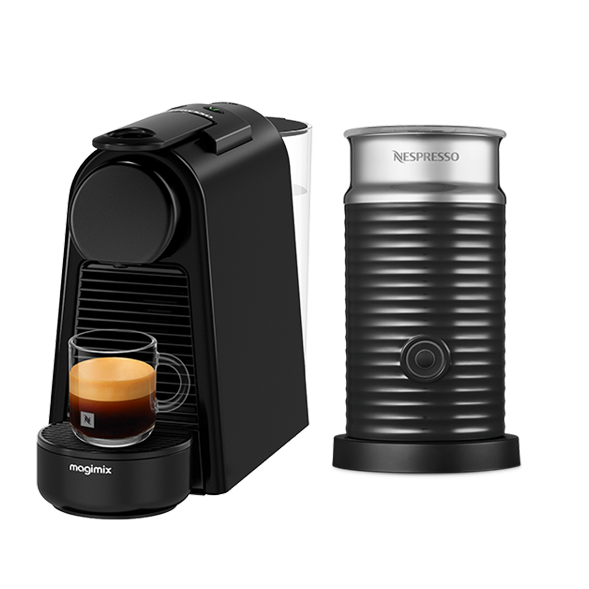 Essenza Mini Aeroccino Magimix Zwart Koffiemachine