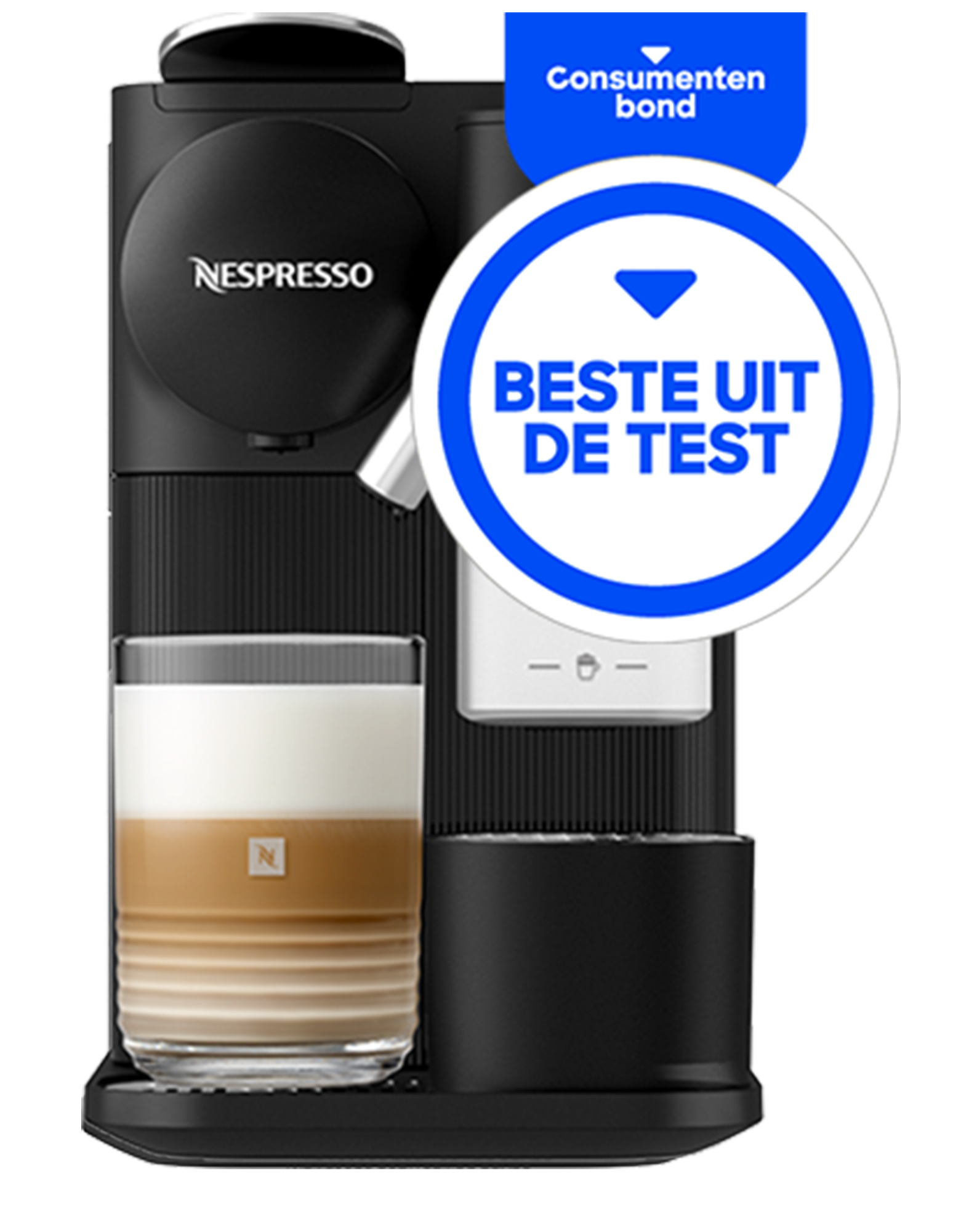 Lattissima One Nespresso Zwart Koffiemachine