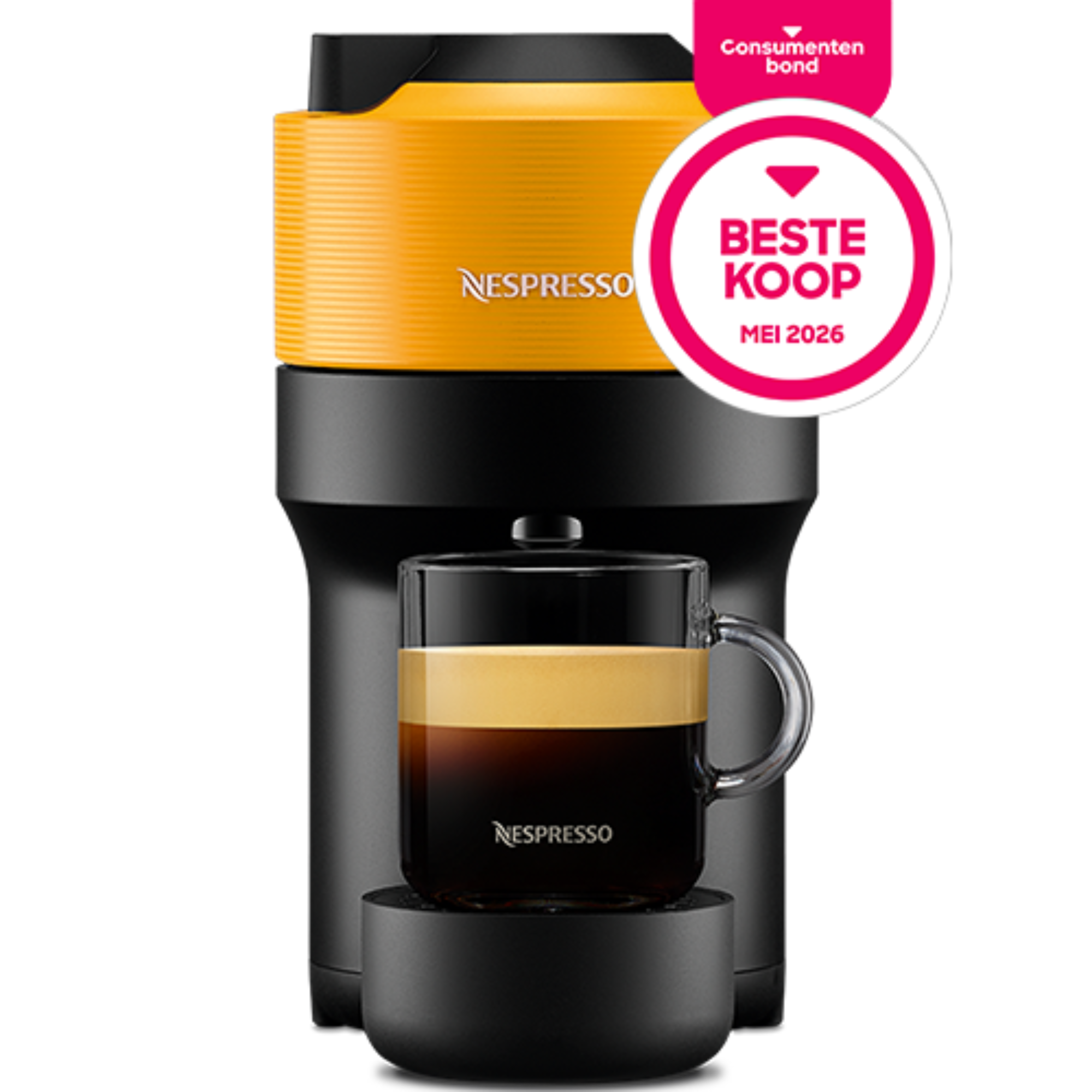 Vertuo Pop Nespresso Mango Yellow Koffiemachine