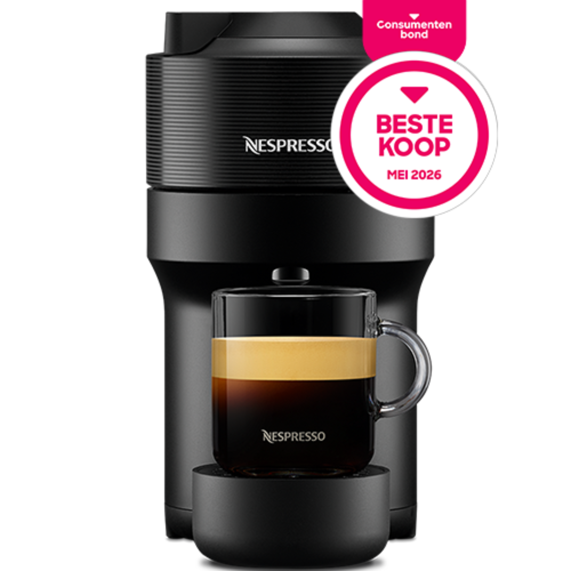 Vertuo Pop Nespresso Zwart Koffiemachine
