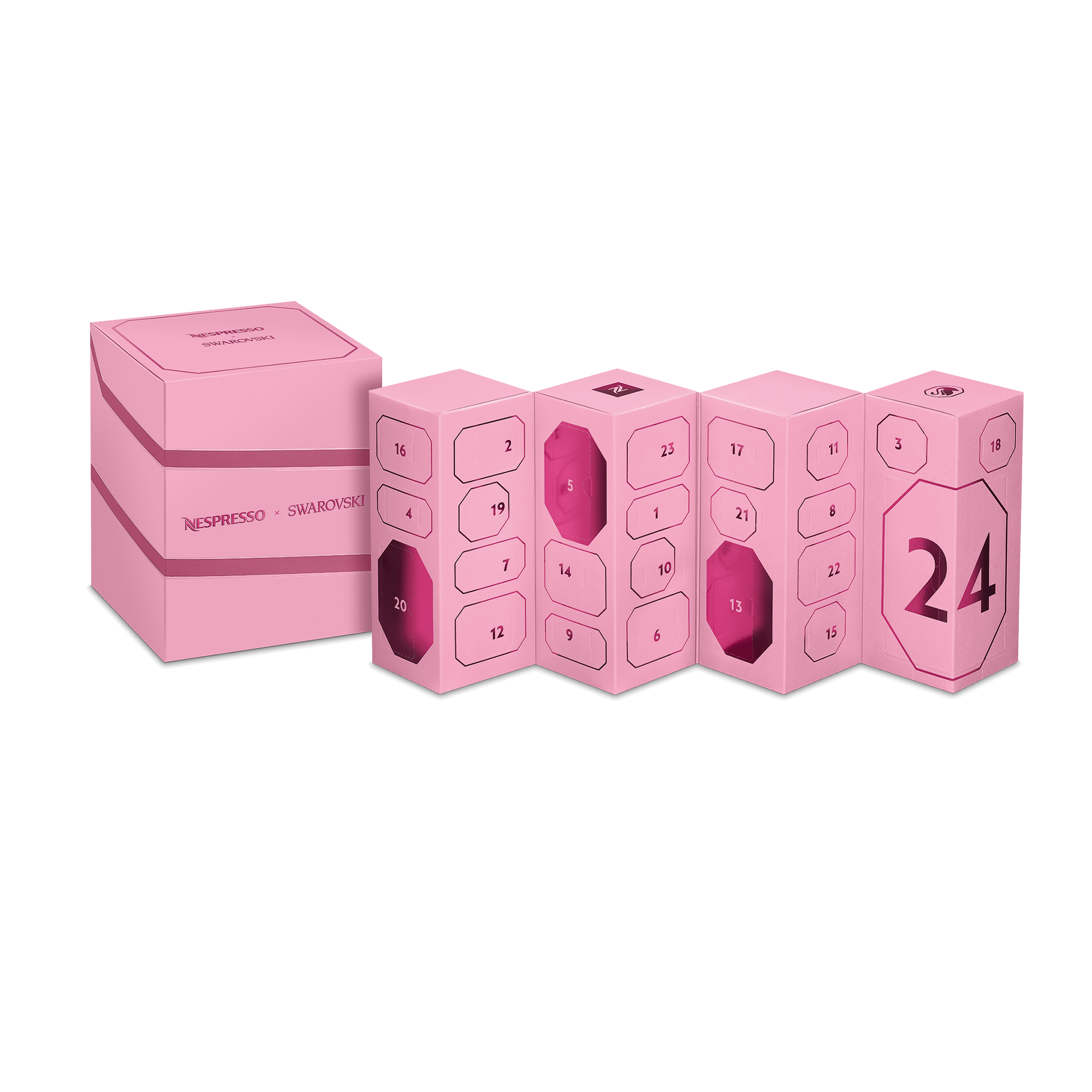 Nespresso Nespresso x Swarovski Advent Calendar Original Koffiecapsules Sleeve van 10 Original