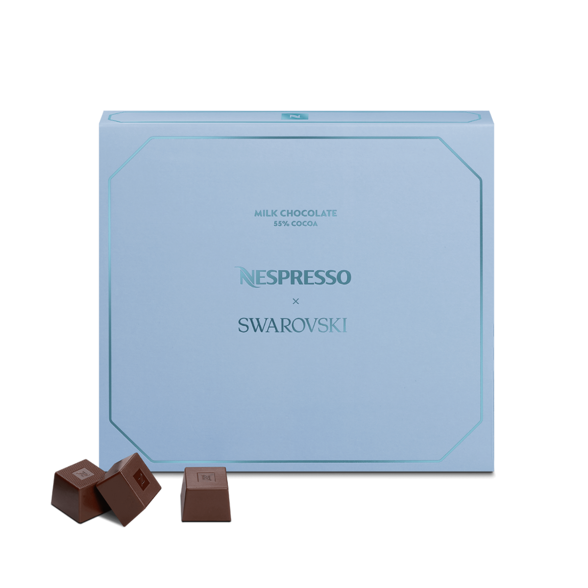 Nespresso x Swarovski Milk Chocolate Cubes