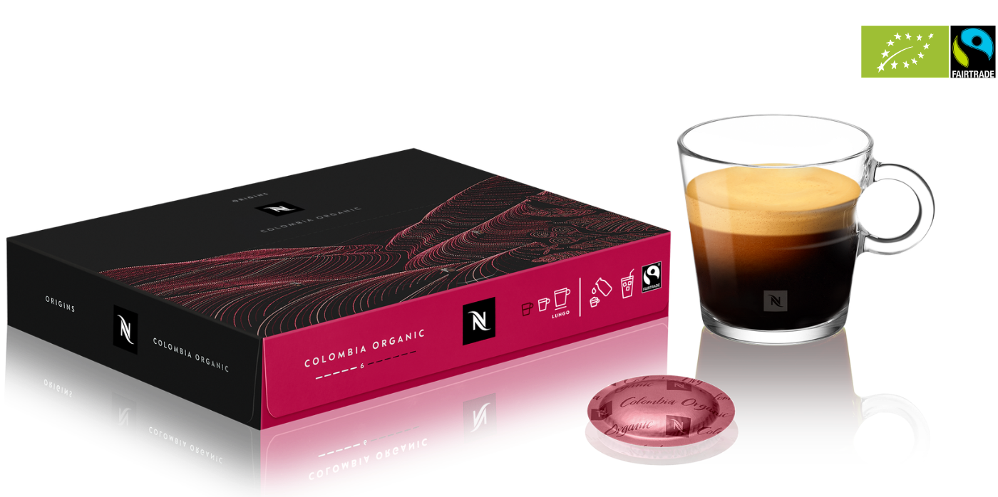 Nespresso Colombia Organic 4ケースセット Colombia Organic Pro Capsules | Nespresso UAE