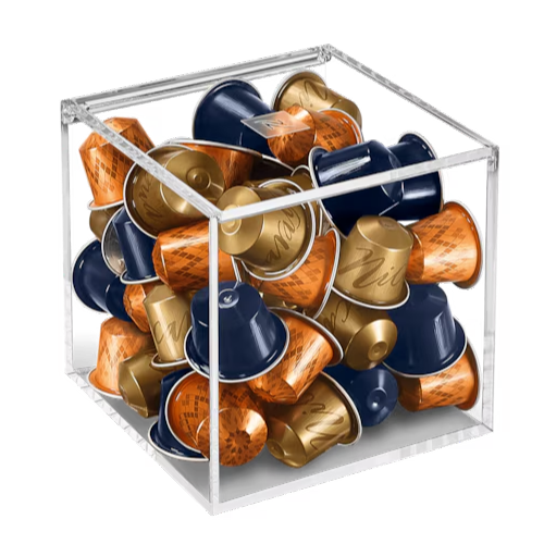 View Cube Capsules Holder