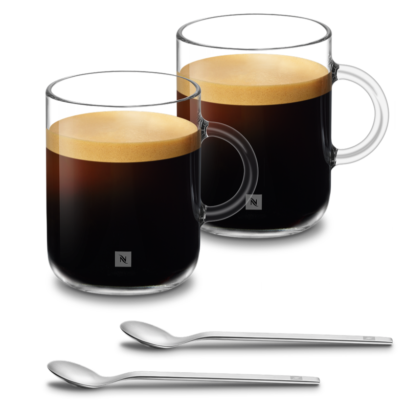Vertuo Mug Set Medium X 2 (Cup & Spoon)