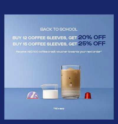 <strong>OFFERS: </strong>Up to 25% Off Coffee Sleeves