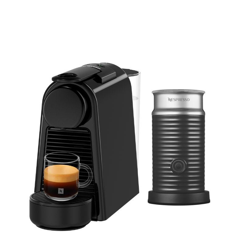 Essenza Mini & Aeroccino Bundle Black