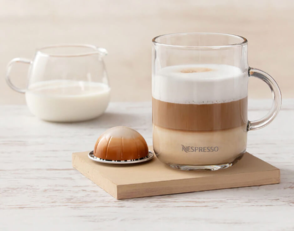 Café Nespresso con leche