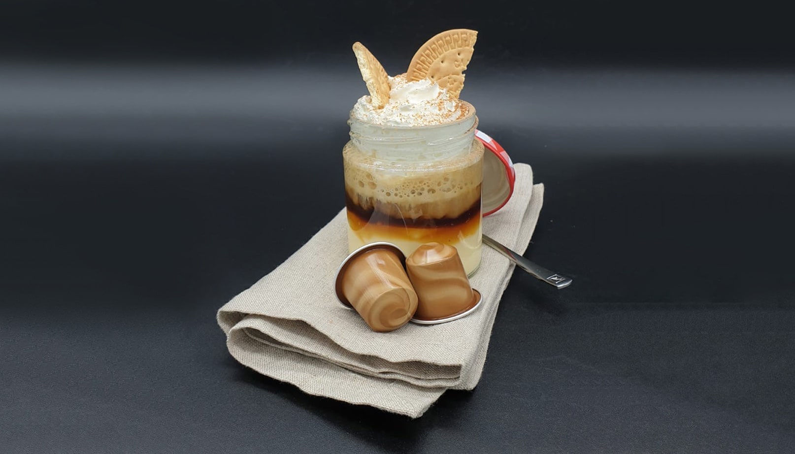 Natilla tibia de café
