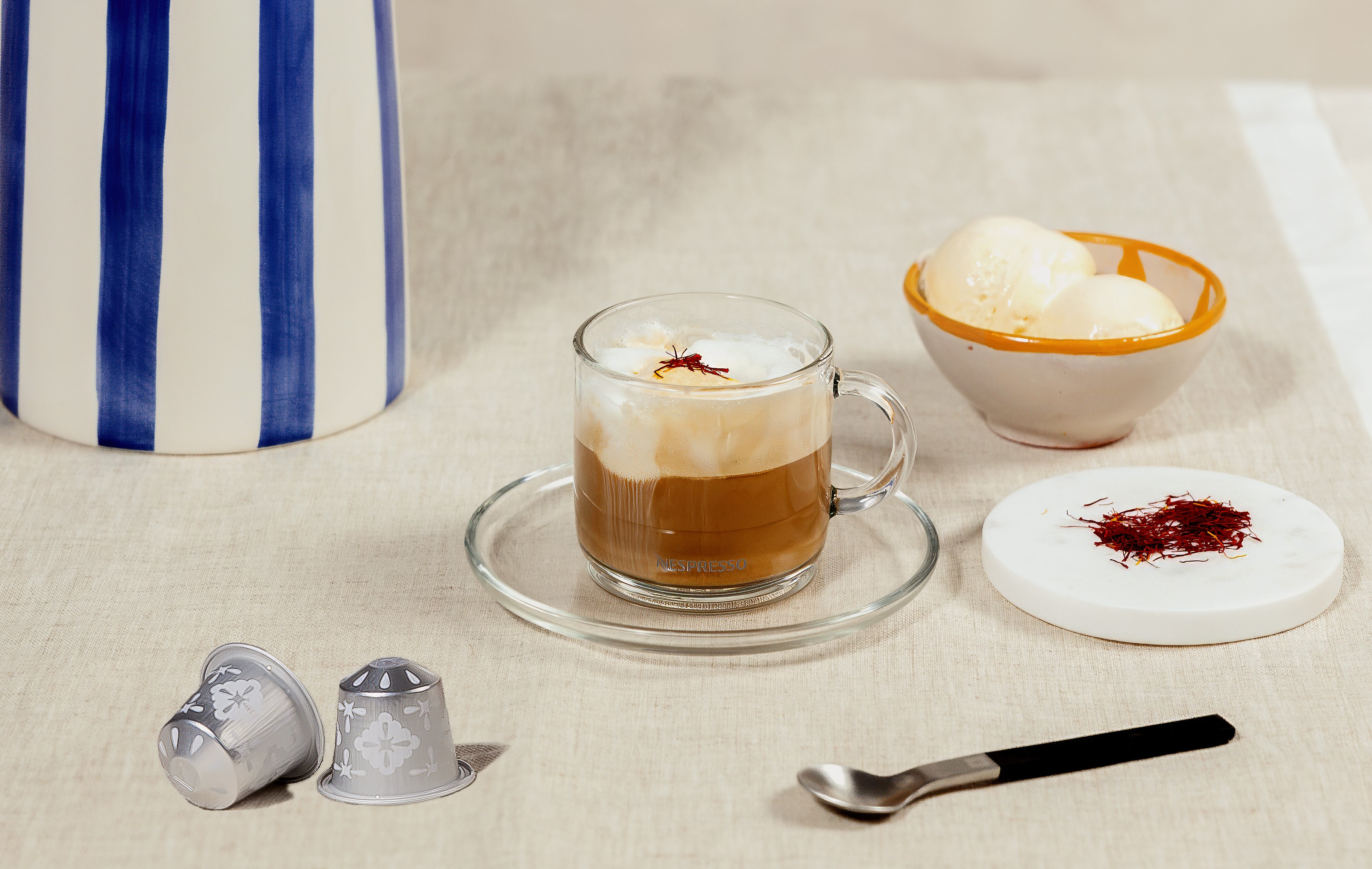 Saffron Sunset Affogato