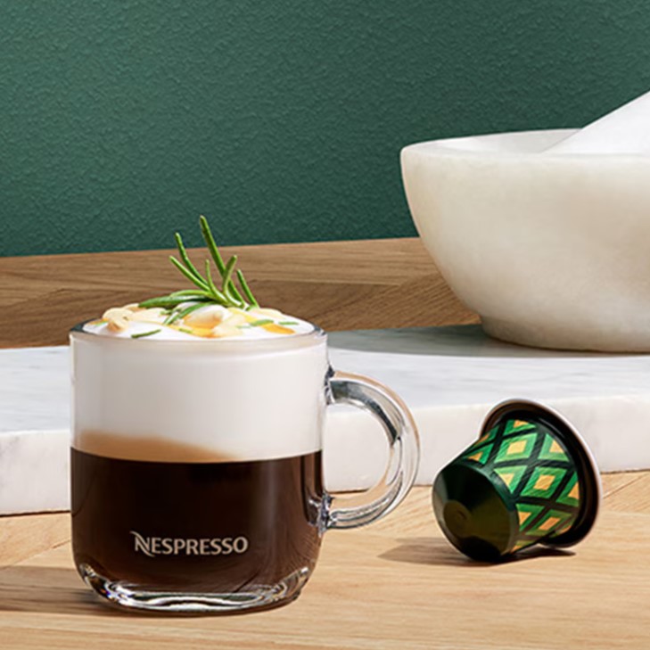Rosemary Pine Honey Espresso Macchiato