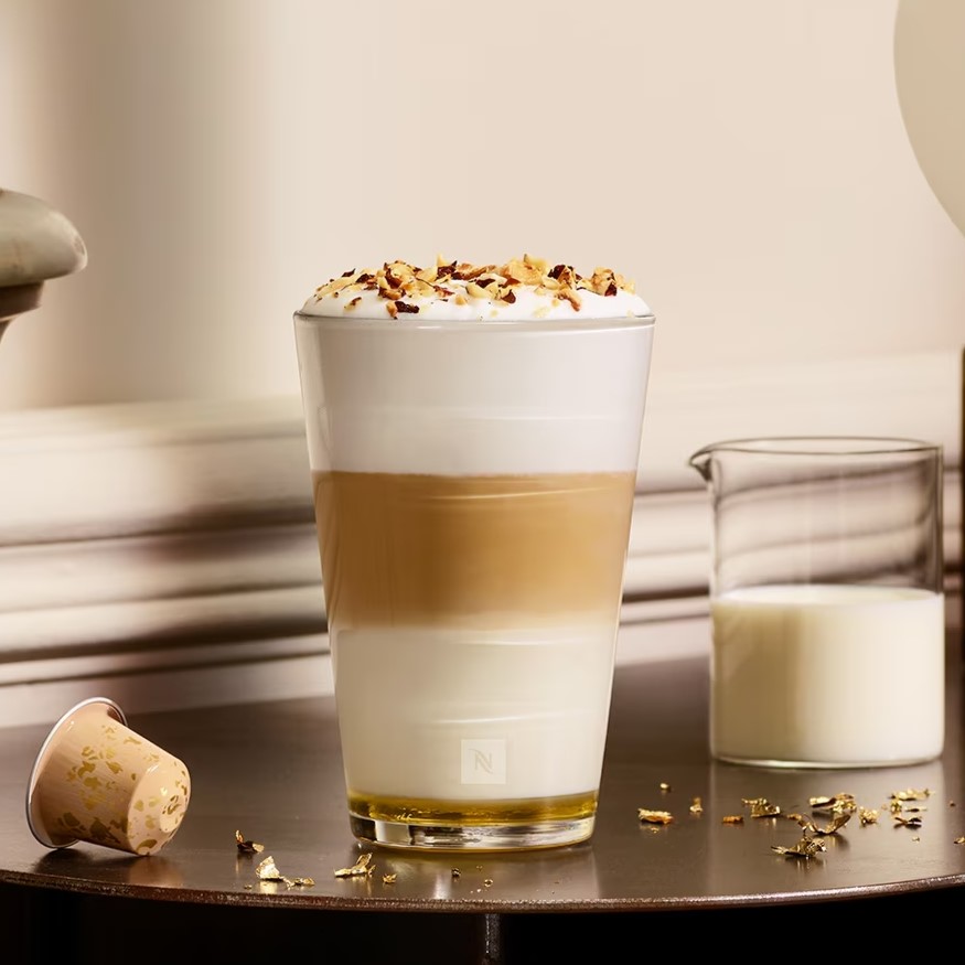 Roasted Hazelnut Latte Macchiato