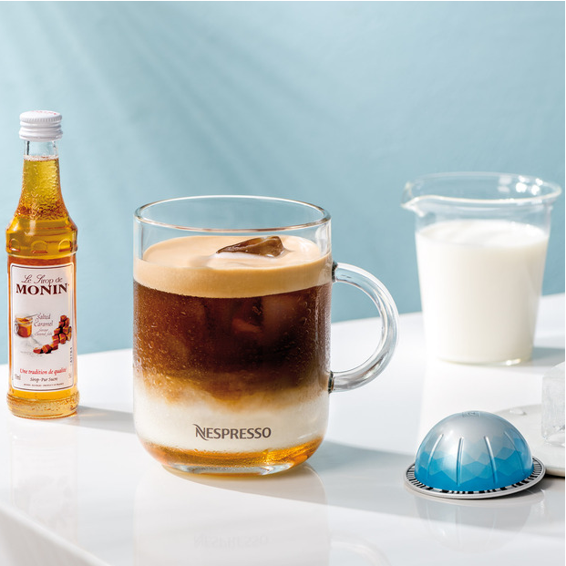 Iced vanilla & thyme latte