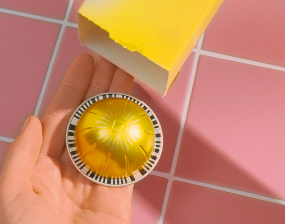 Una cápsula de café Nespresso