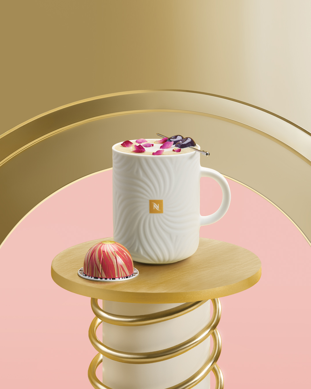 Golden Hibiscus Latte Vertuo