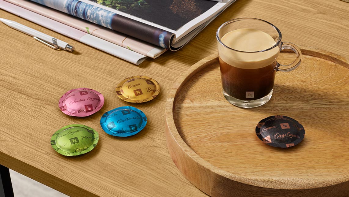 Cápsulas vertuo de colores