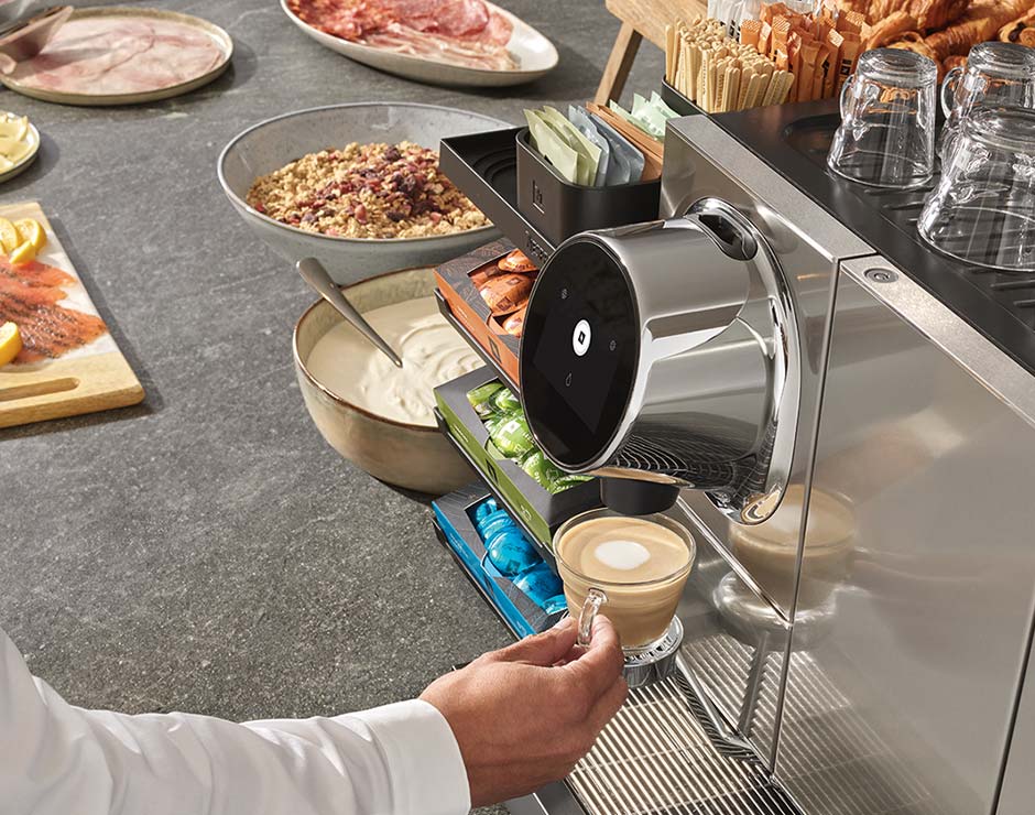 Café Nespresso con leche