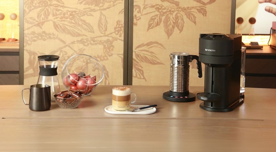 Flat White de avena, chocolate blanco y Ginseng