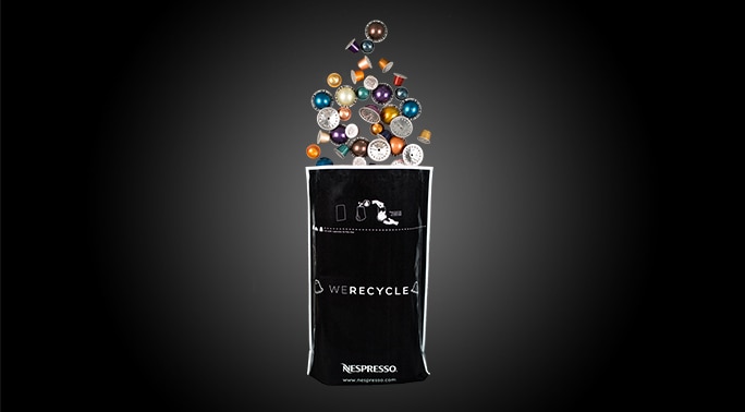 Pochette de plage recyclée Nespresso