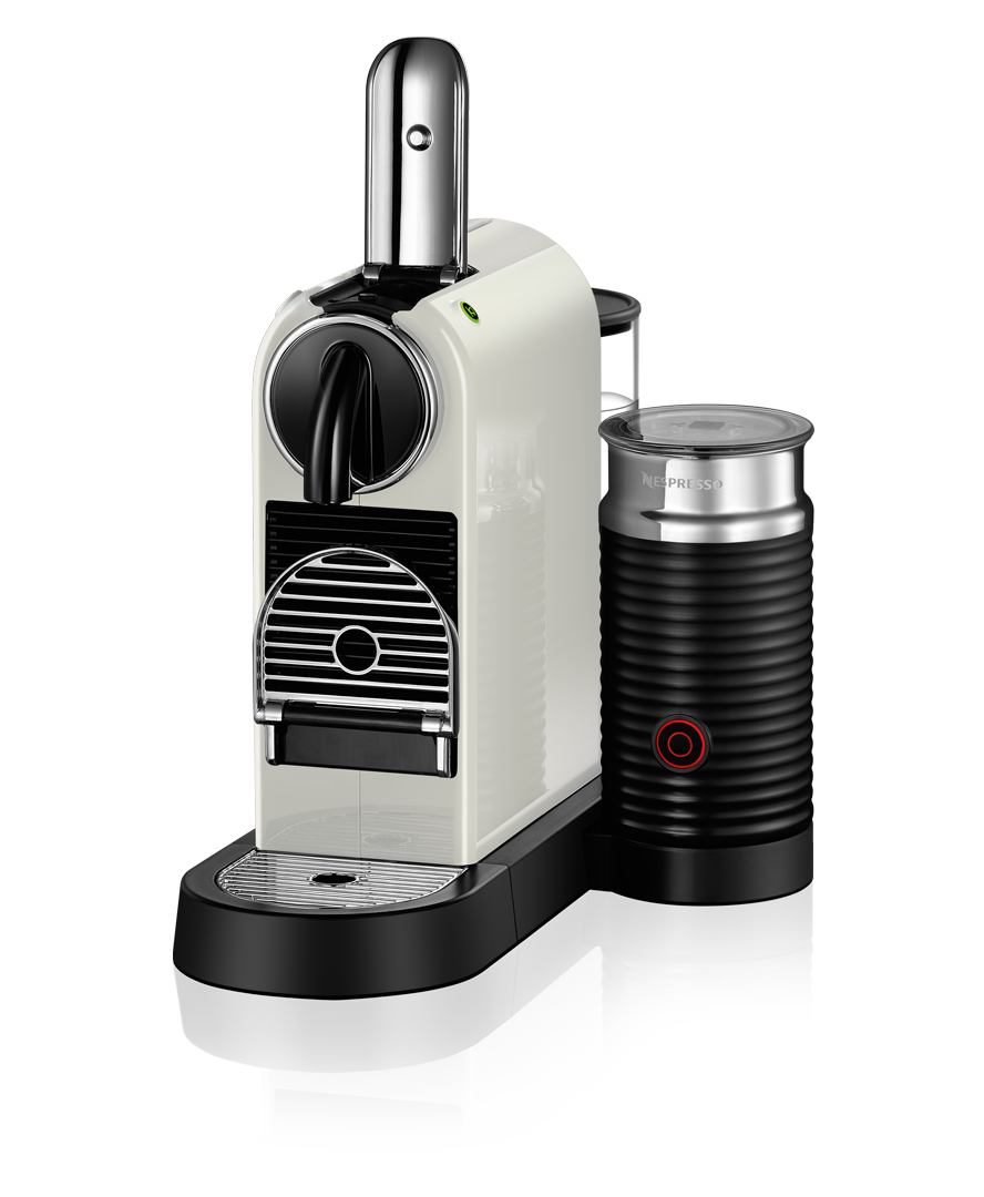 Nespresso CitiZ&Milk White Coffee Machine for a perfect espresso or latte