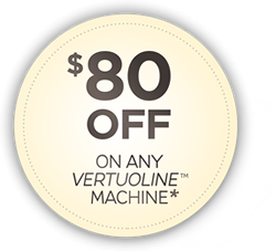 Save $80 on the purchase of any VertuoLine coffee machine