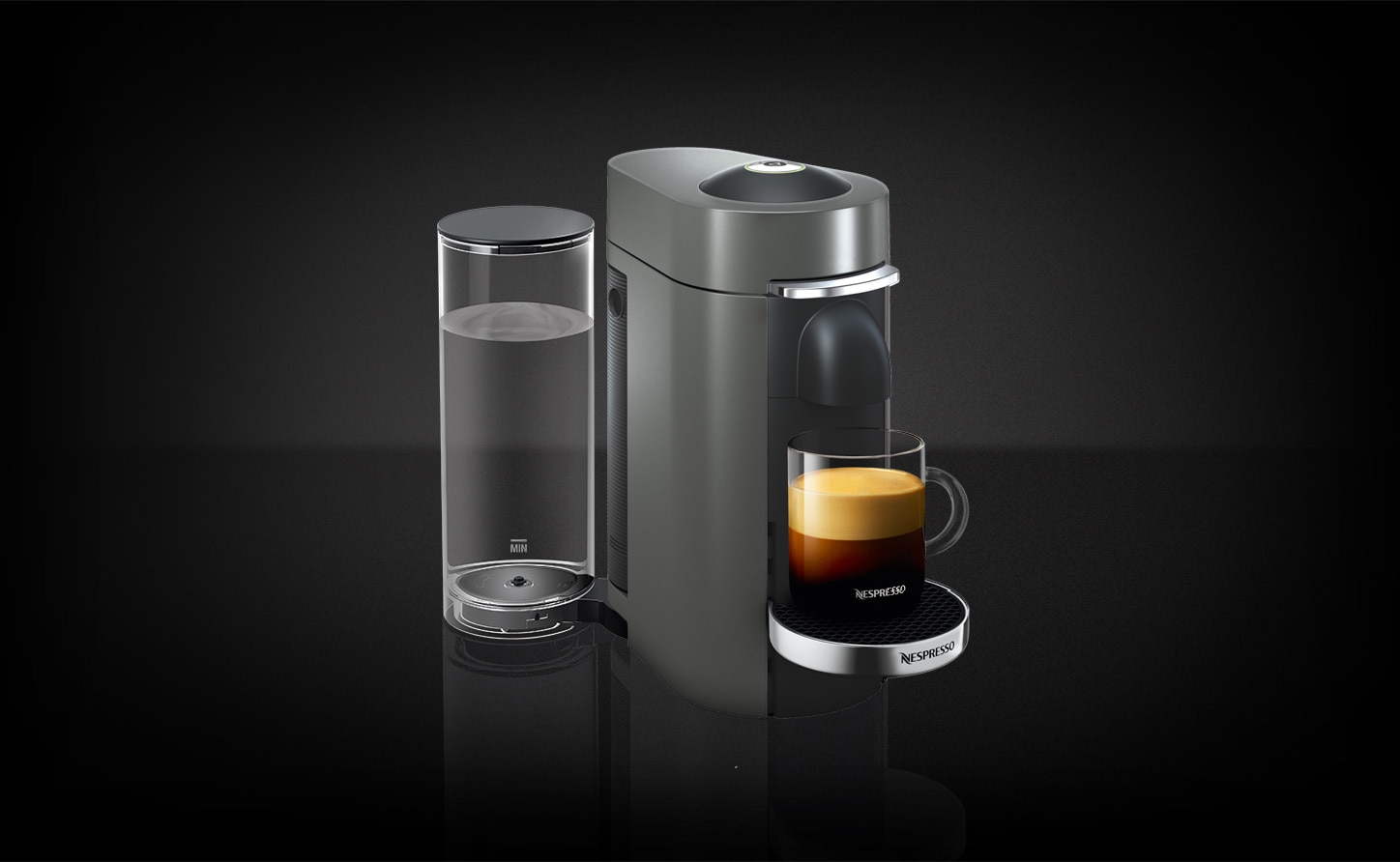 VertuoPlus Deluxe Titan Vertuo Coffee Machine Nespresso USA