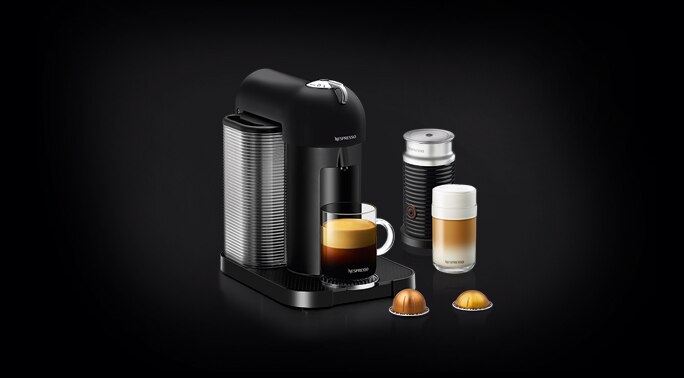 Vertuo Matte Black Bundle | Vertuo Coffee Maker| Nespresso USA