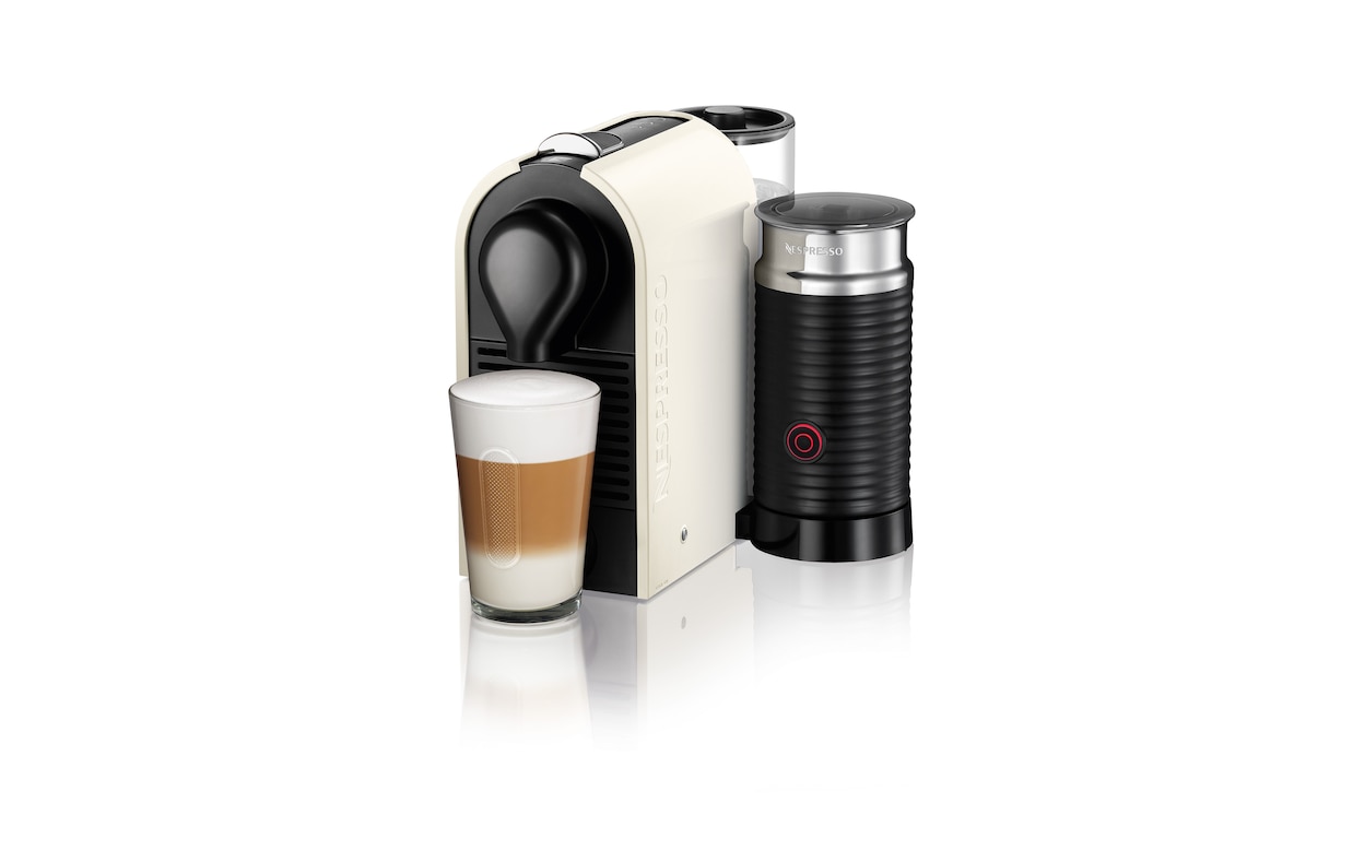  KRUPS Nespresso Krups UMilk macchina da caffè in capsule e  cappuccino con montalatte 0,7 litri XN2601K bia