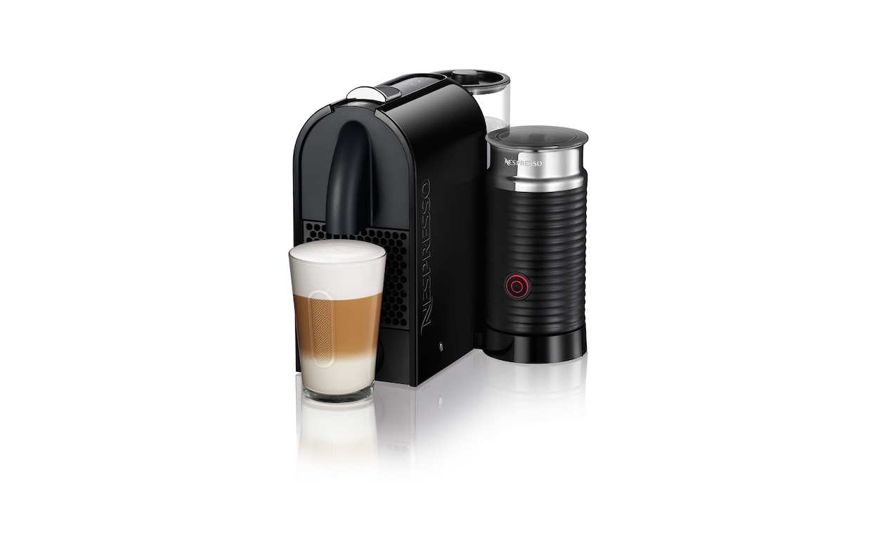 De'Longhi UMilk Pure Black Coffee Machine Nespresso