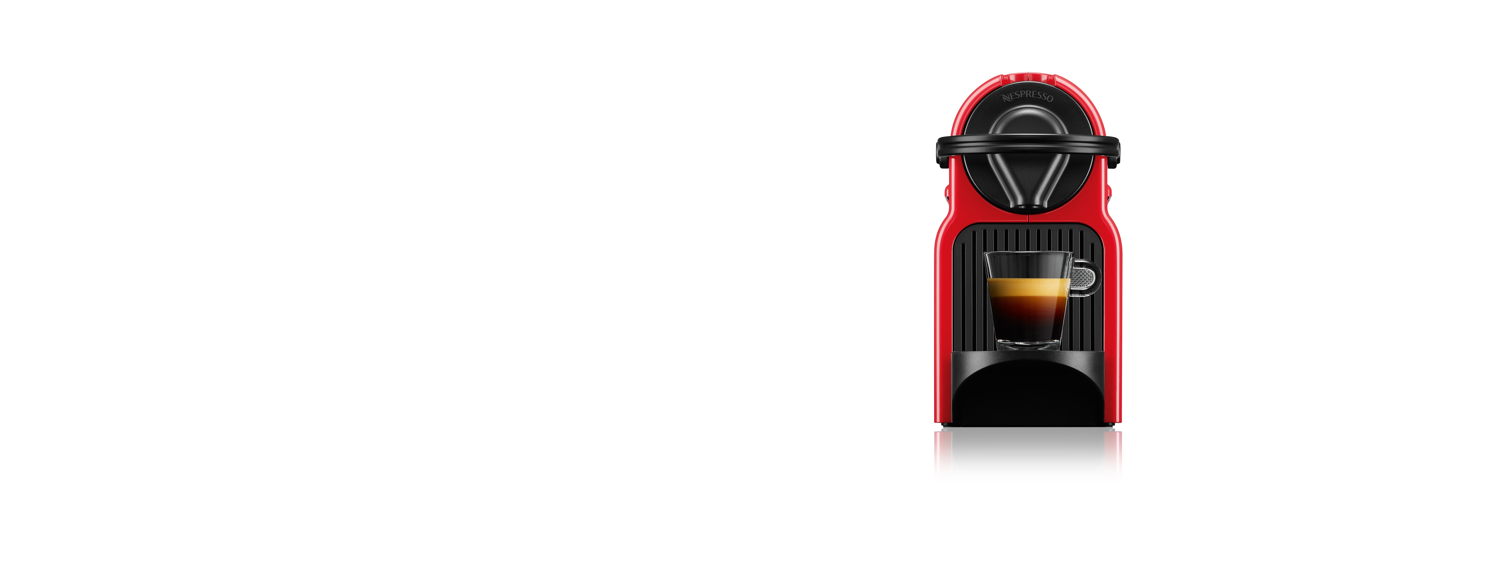 Nespresso Inissia Macchina per caffé espresso a capsule 1260 W 0.7 L Rosso Ru... 