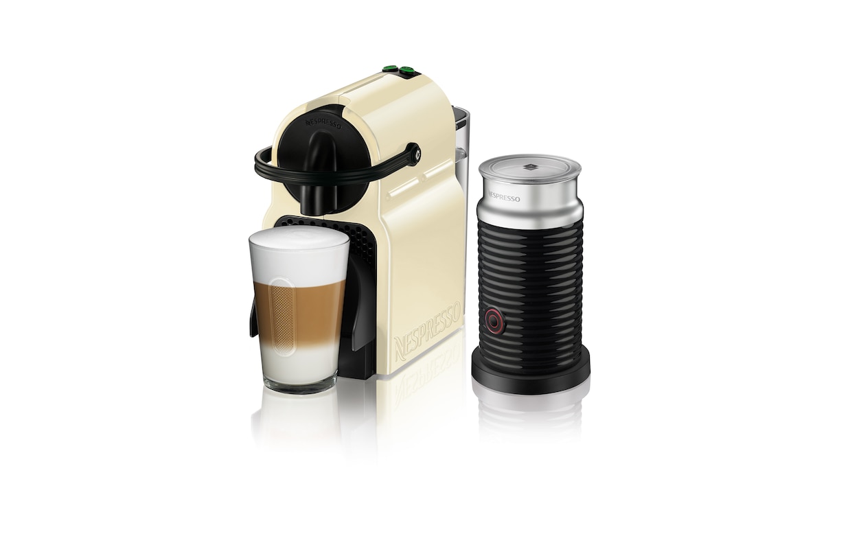 Nespresso Inissia Krups Colours DeLonghi Inissia Vanilla Cream