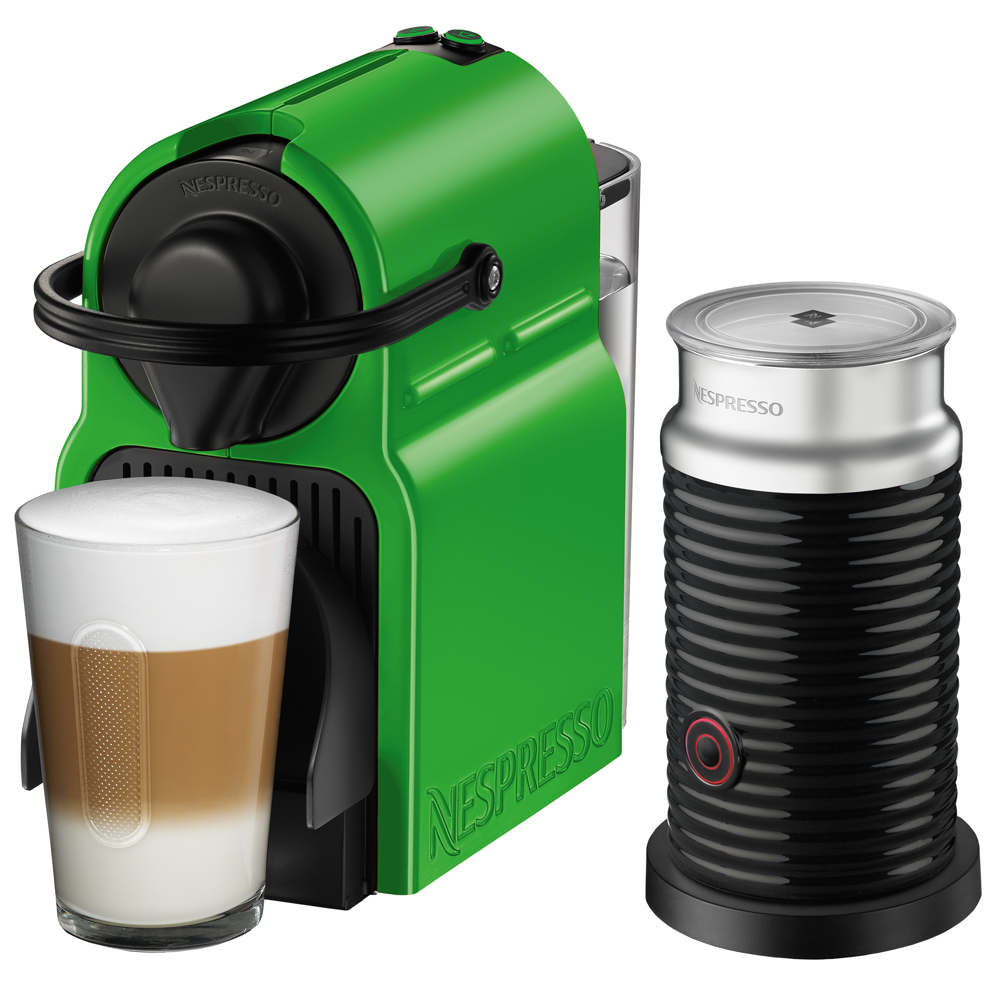 Het hotel synoniemenlijst Onzorgvuldigheid Breville Inissia Tropical Green & Aeroccino | Nespresso