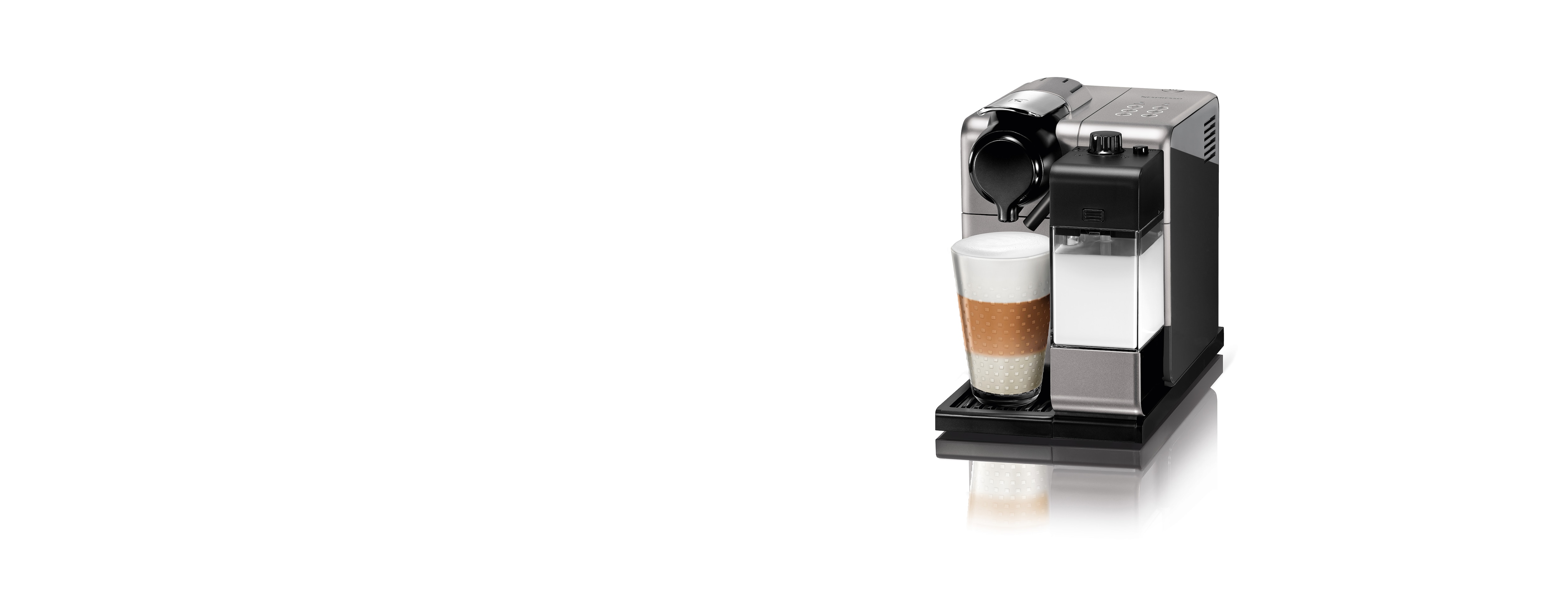  Nespresso Lattissima Touch Espresso Machine by De'Longhi with  Milk Frother, Frosted Silver: Home & Kitchen