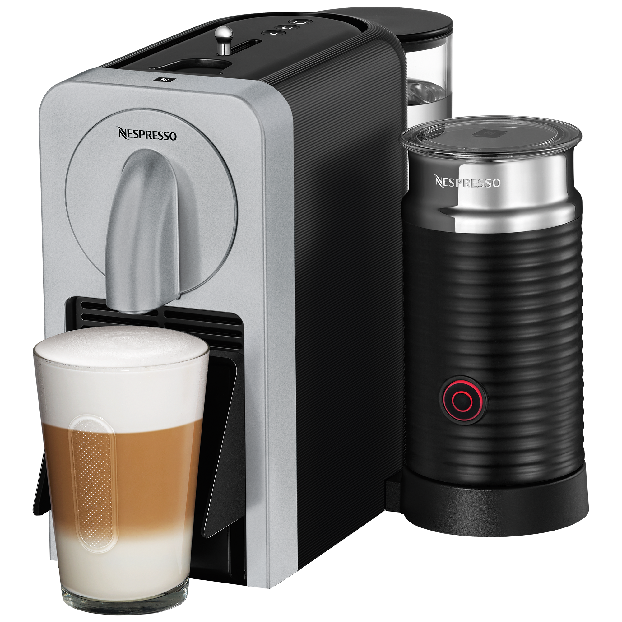 Nespresso prodigio and milk store