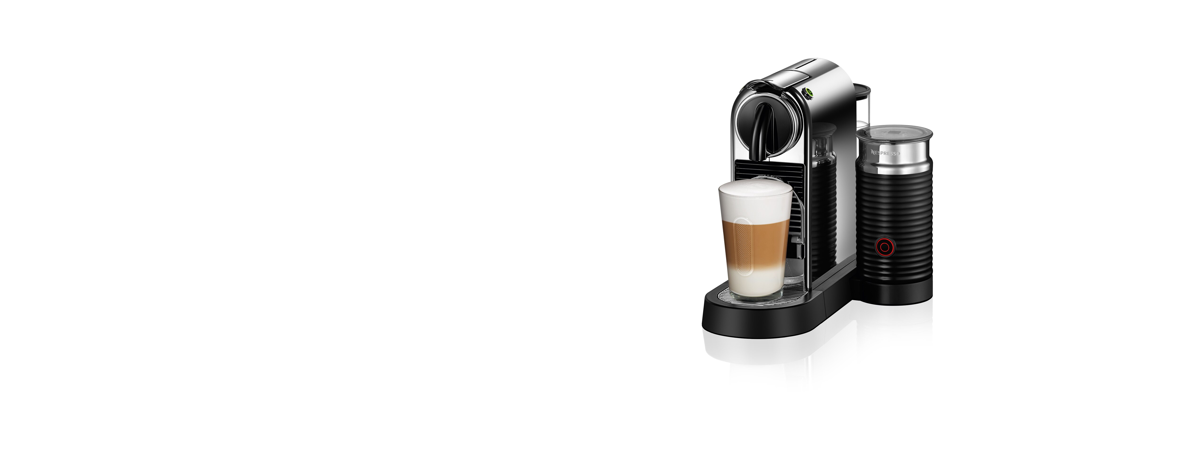 Nespresso Citiz\u0026Milk Chrome Coffee 