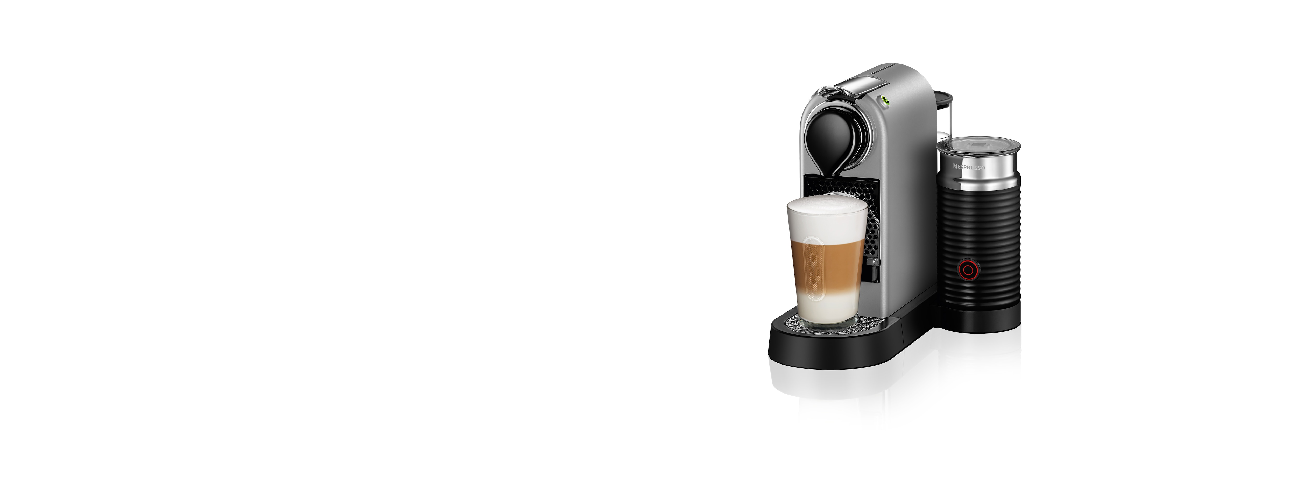 Nespresso Citiz Milk C121 Coffee Machine Kitchen Counter Top Maker Milk  Frother