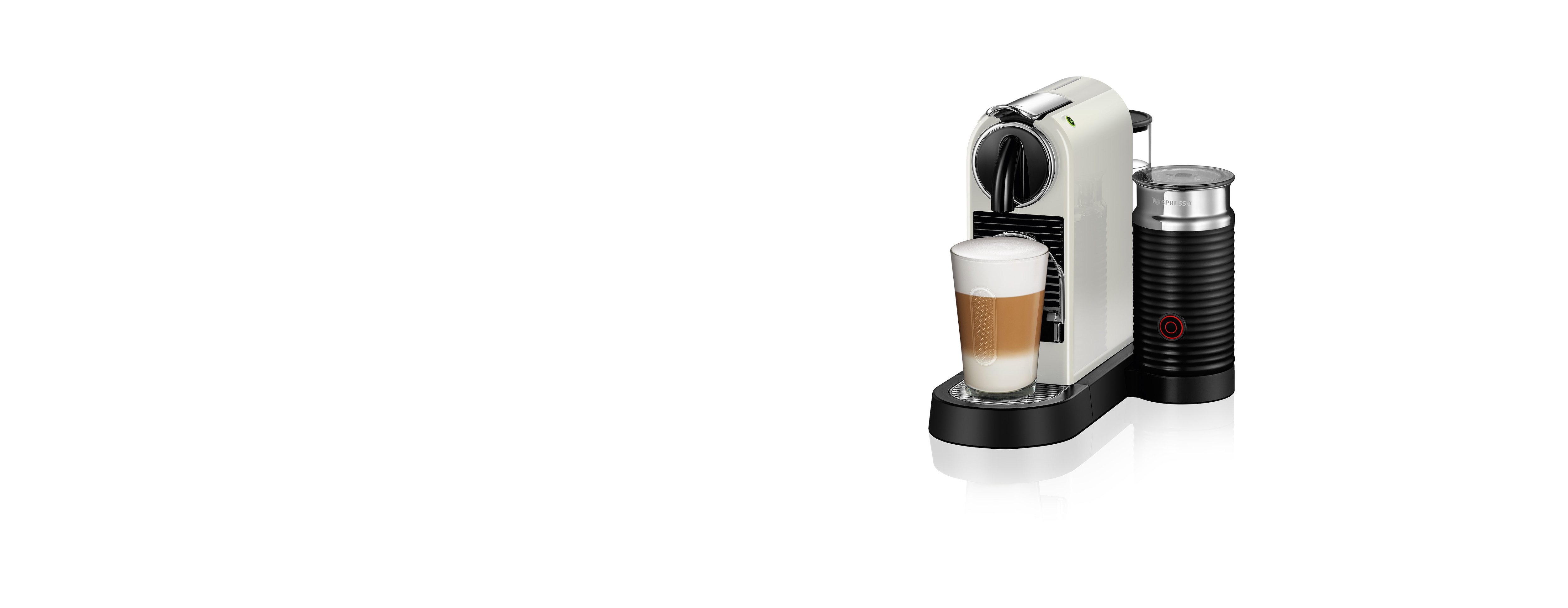 Nespresso CitiZ White, Macchina da Caffè Compatta