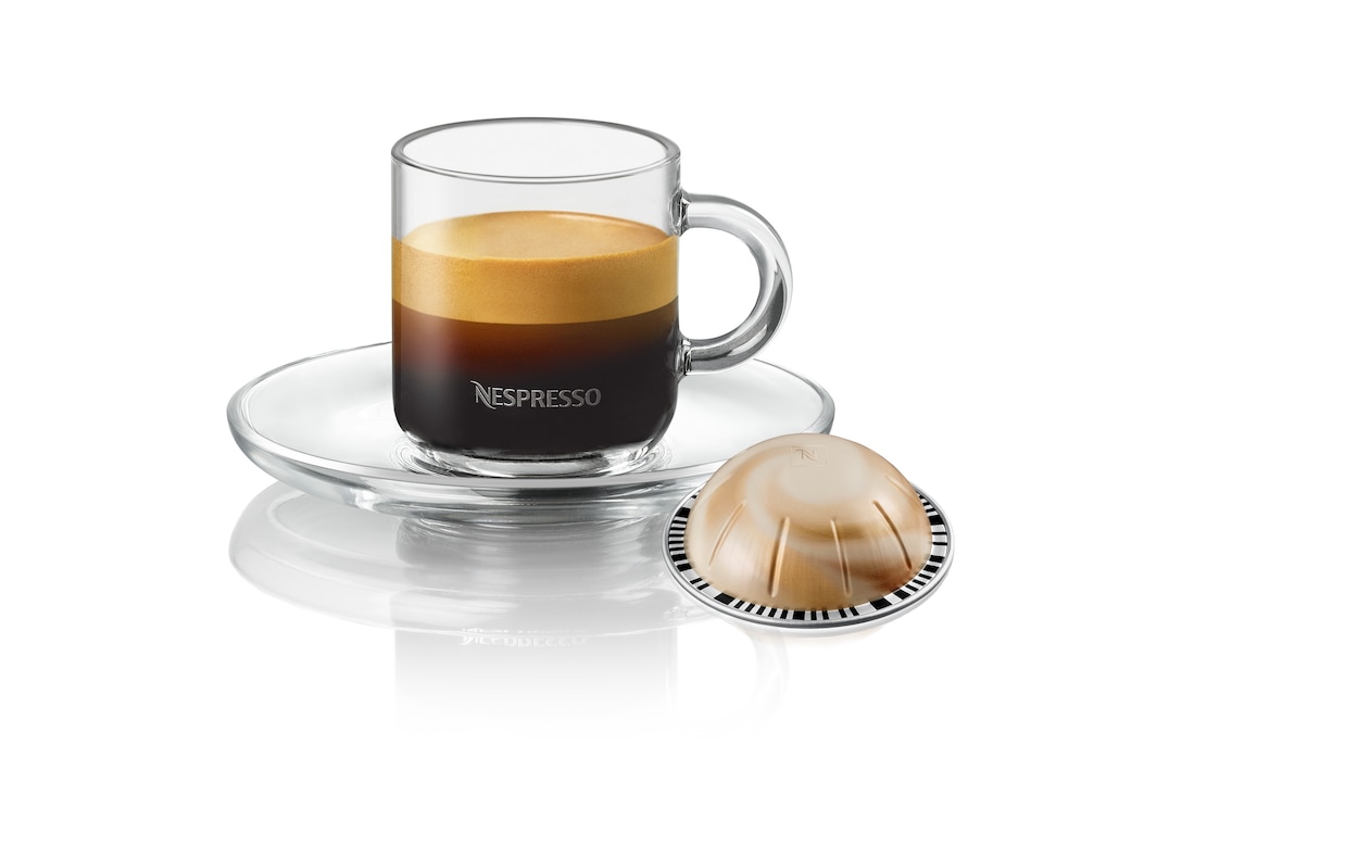 Nespresso Vertuo - 50 Chiaro Capsules - Intensity 8 - For Double Espresso  80 ml - (5 Cases of 10) : : Grocery