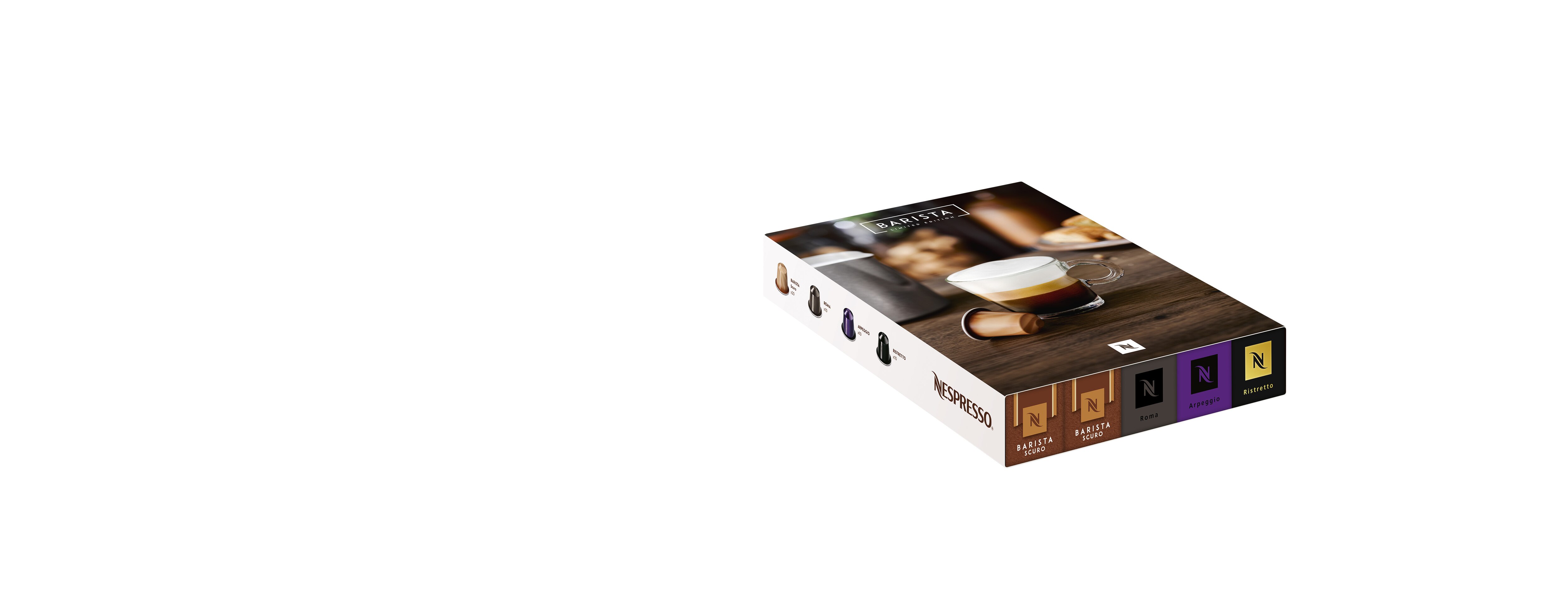 Pack de 5 Tubos BARISTA | Café Limited Edition | Nespresso ™