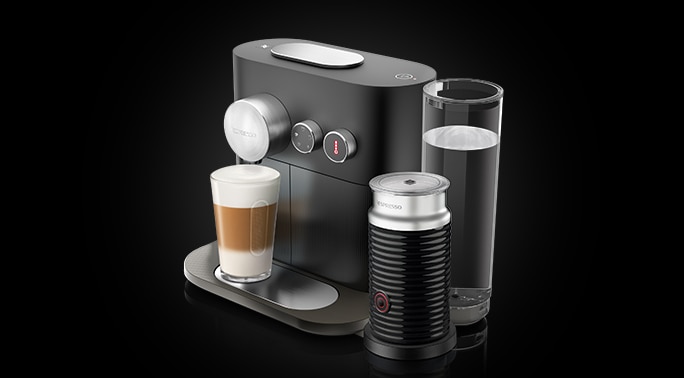 Expert Preta & Aeroccino 110v | Máquina de Café | Nespresso Brasil