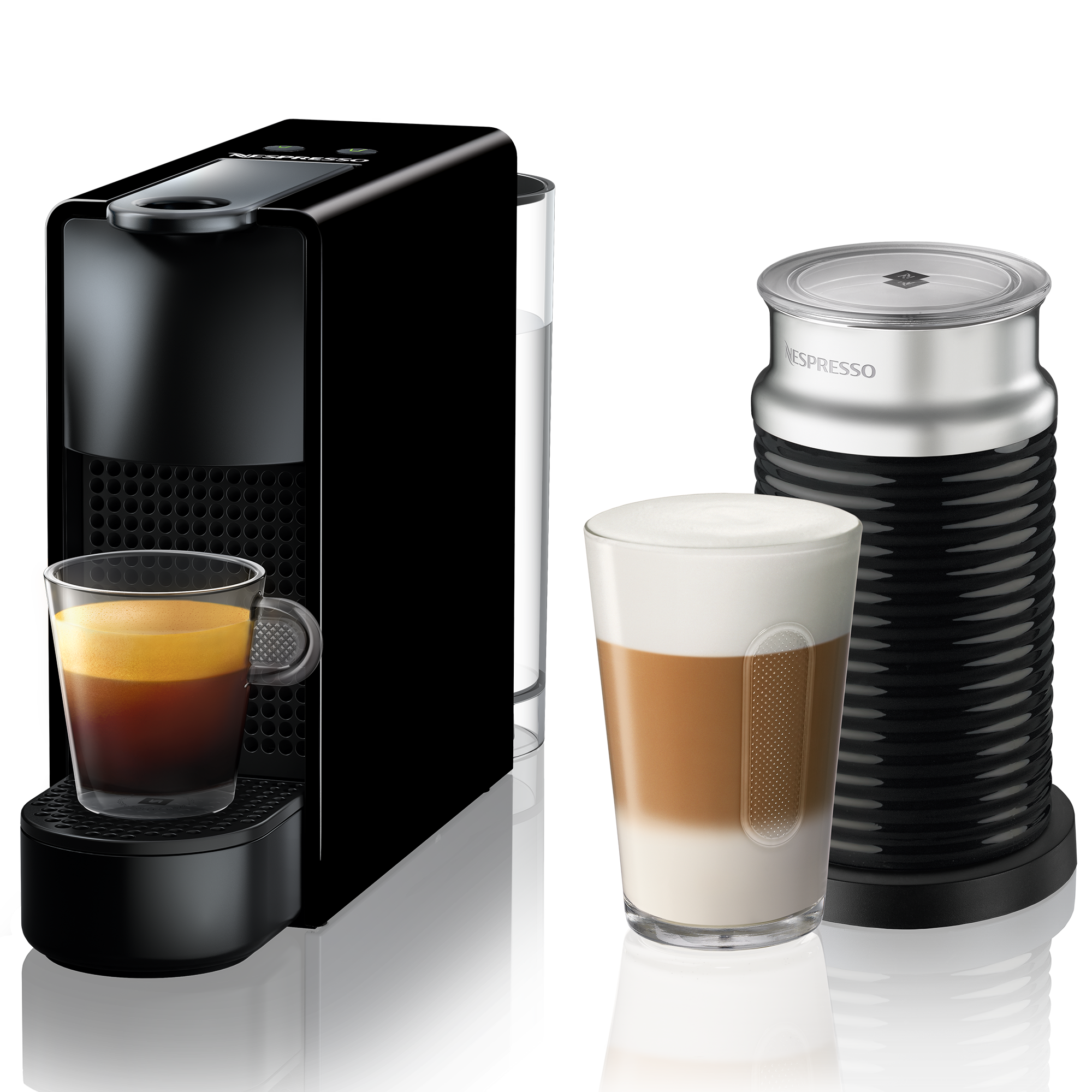 Nespresso essenza mini black bundle sale