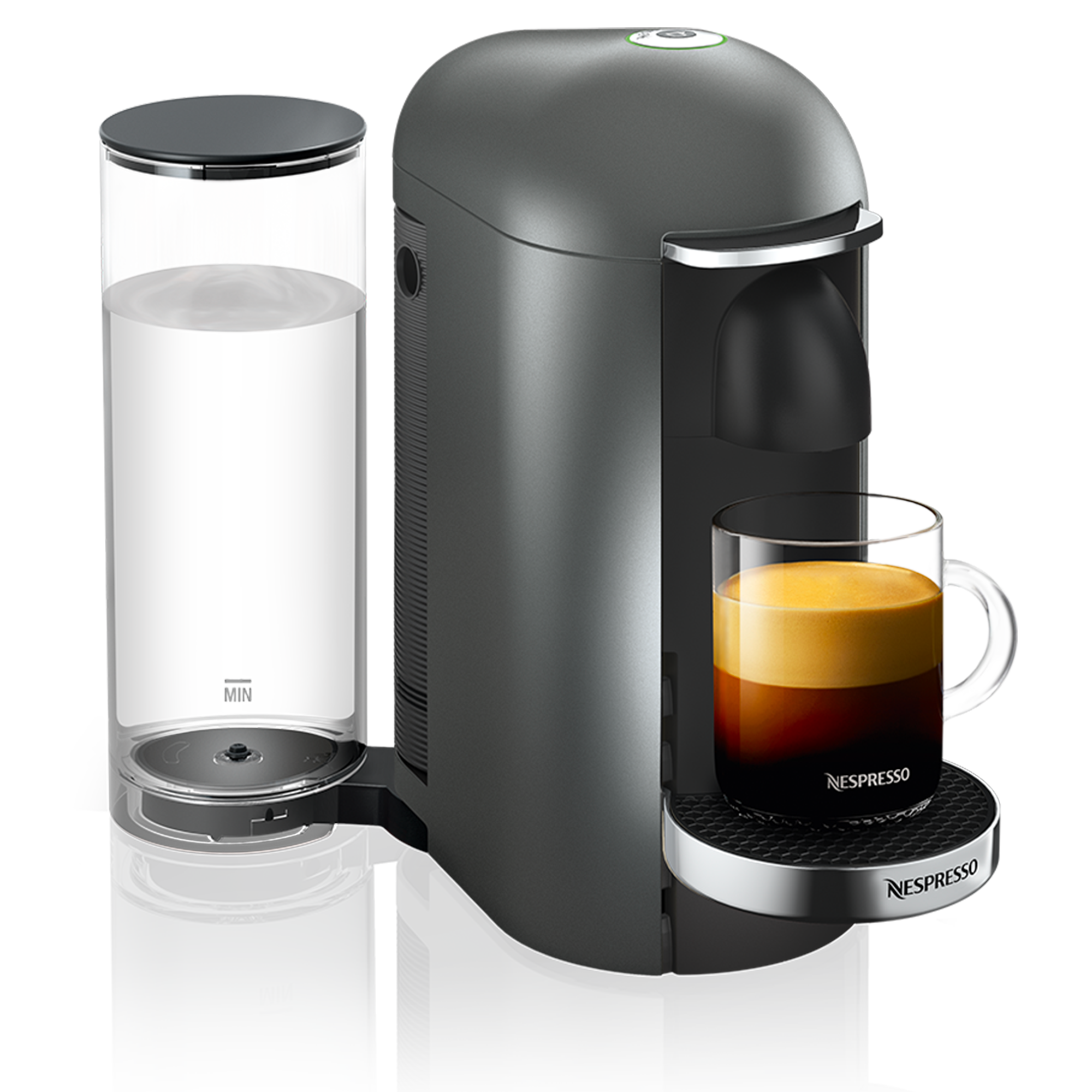 KRUPS NESPRESSO YY3916FD Machine a café capsules, 1.2 L, 4 tailles de  tasses, Centrifusion, Expresso, Café lungo, Vertuo Plus