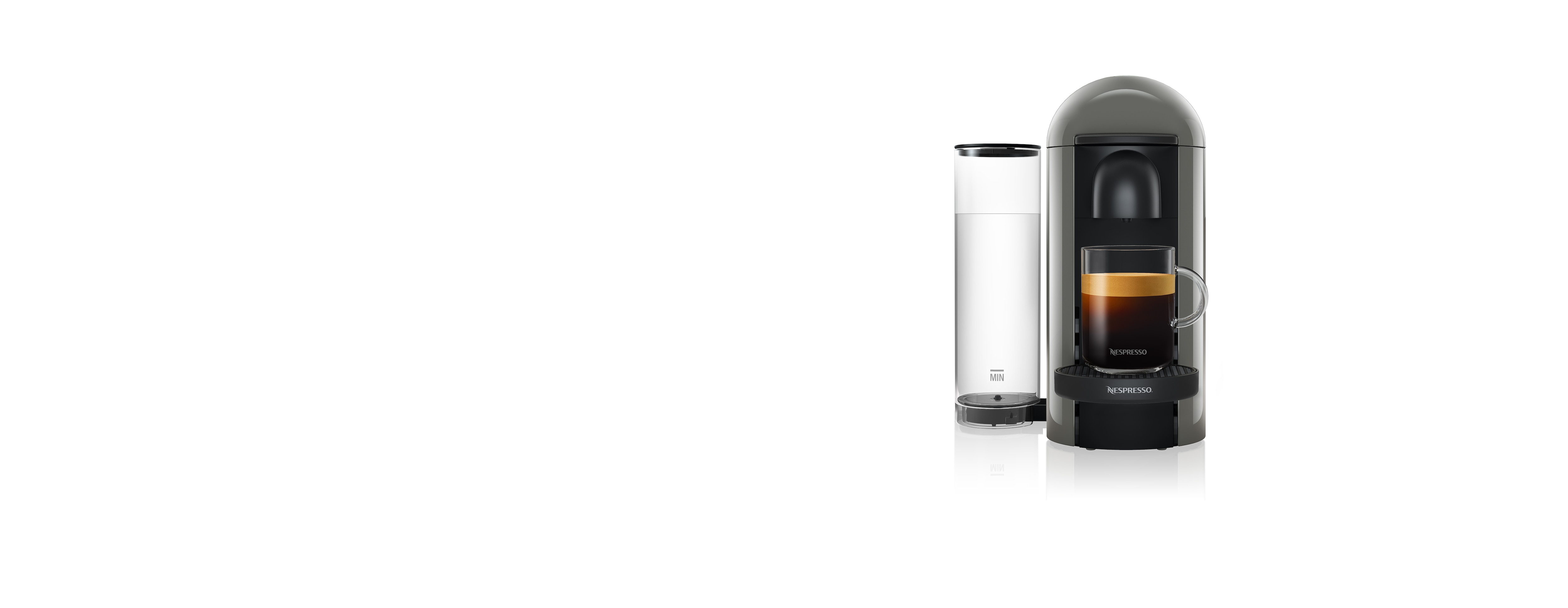 VertuoPlus Grey Vertuo Coffee Machine Nespresso USA