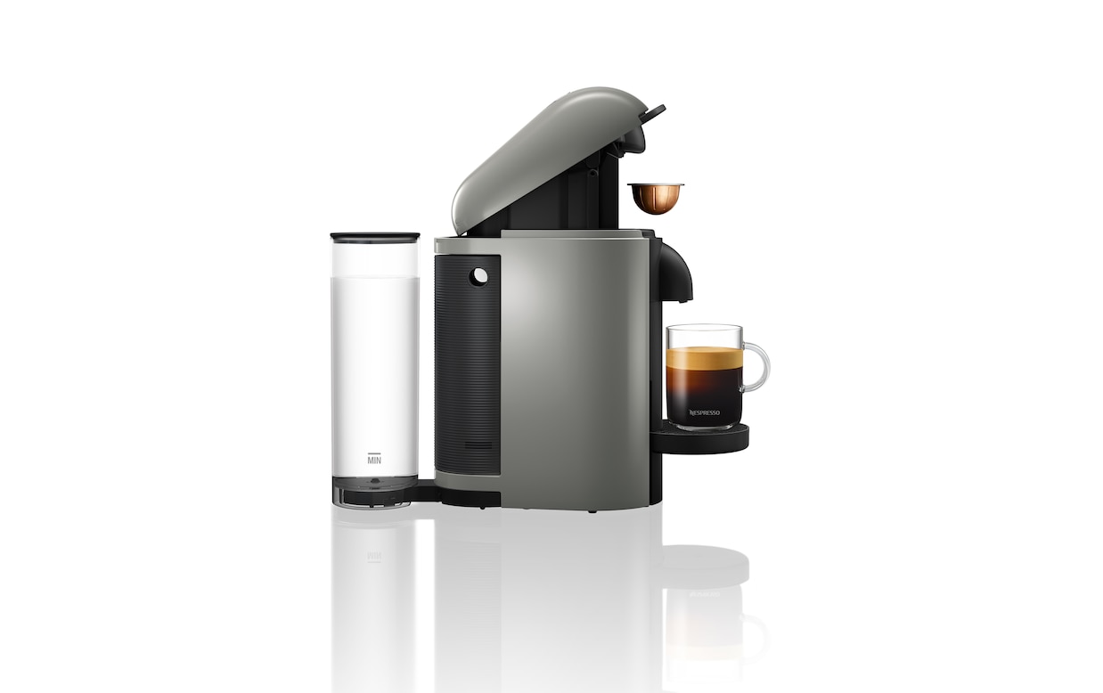 Nespresso VertuoPlus Deluxe Coffee & Espresso Machine with Aeroccino Milk  Frother