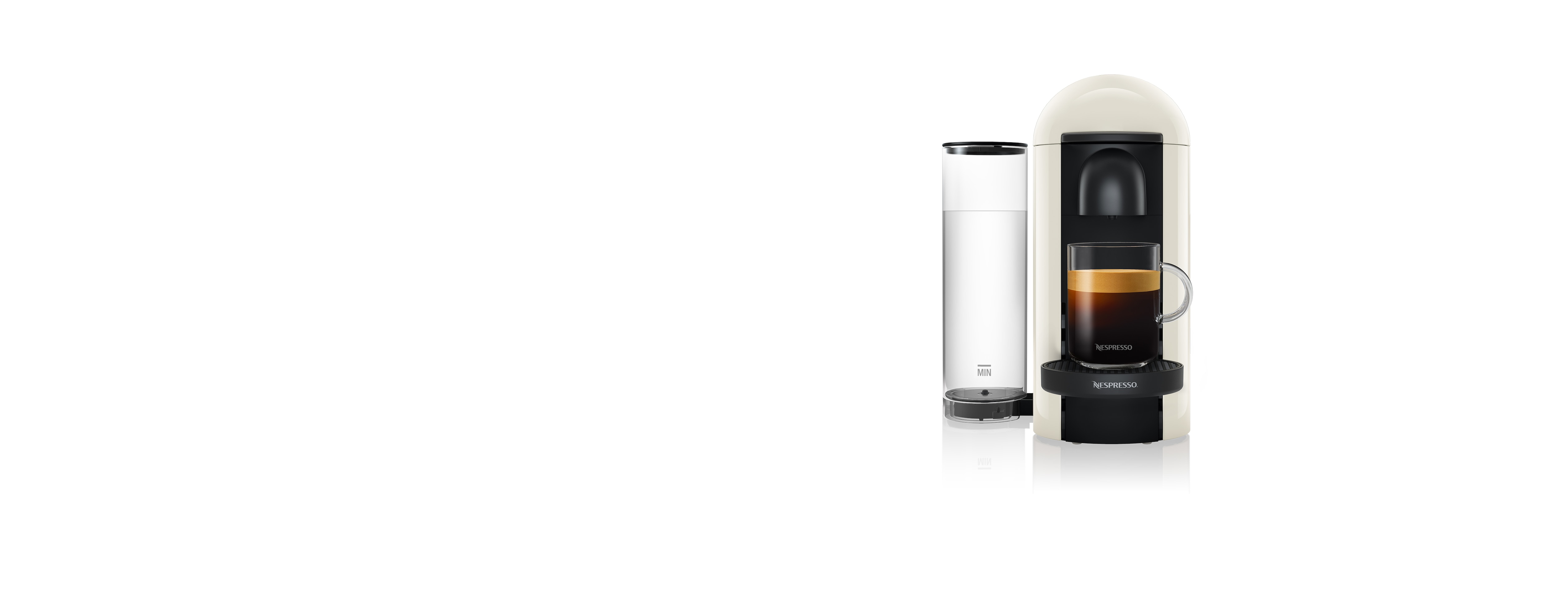 Vertuo Plus Coffee Machine WhiteOFFER50 FREE CAPSULES